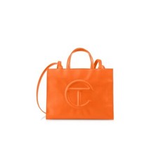 Telfar Medium Shopping Bag Orange 100% Authentic Used Once