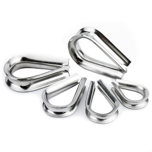 Stainless Steel Thimble Thimbles Wire Cable Rope Cable Clips Clamps 1 ...