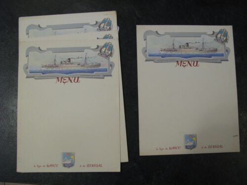 Menu Cie Navigation Pack Line Morocco To Senegal - Picture 1 of 1