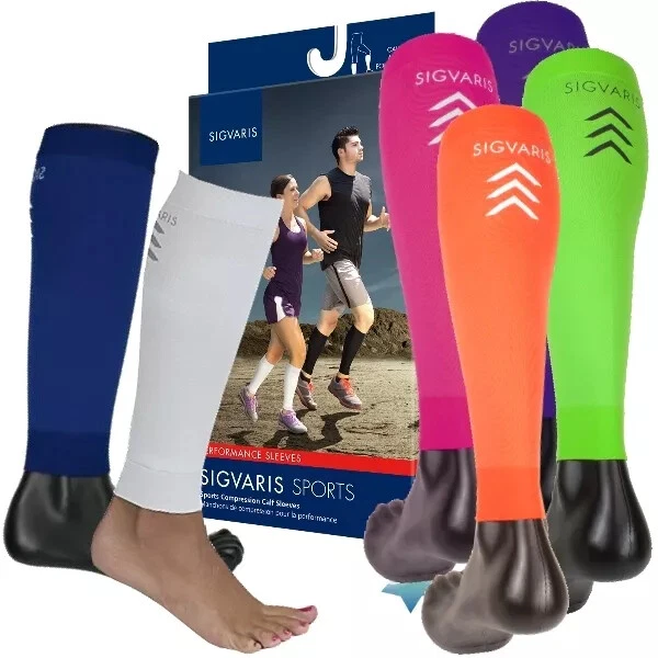 Sigvaris Performance Calf Sleeves Men Women Unisex 20-30 Compression Size Color