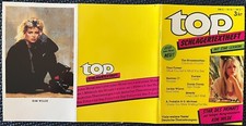 top Schlagertextheft Nr. 3/87, mit Autogrammkarte "Kim Wilde"