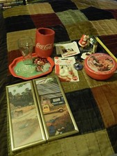 Coca-Cola ~COKE~ (LOT) Magnet ~ Glass ~ Tray ~ Button ~ Koozie ~ Tin ~ Decor