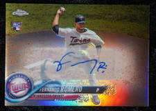 FERNANDO ROMERO—2018 Topps Chrome Update Series Rookie Autograph #HMT17