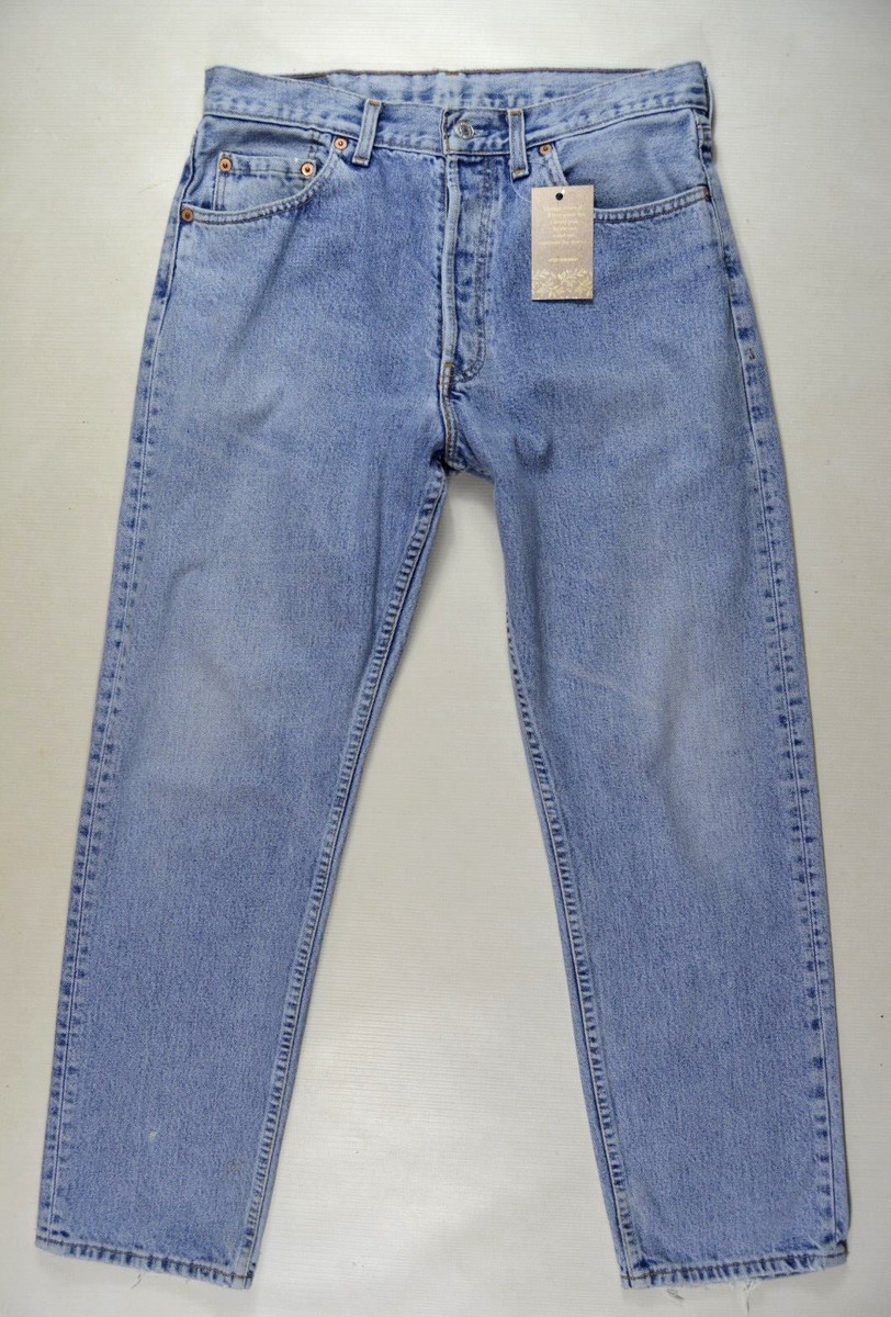 vintage 80s mens LEVIS 517 BOOTCUT LEG JEANS size (tag W36) W35 