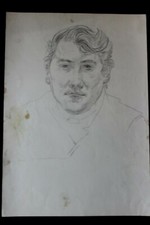 DDR Maler Professor Peuker Wolfgang Bleistift Zeichnung Original  Studien