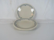 Corelle Country Violets Sandstone Beige Blue  6.75" Bread/Dessert Plate set of 4