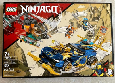 LEGO NINJAGO Jay and Nya's Race Car EVO Set 71776, 536pcs, New in
