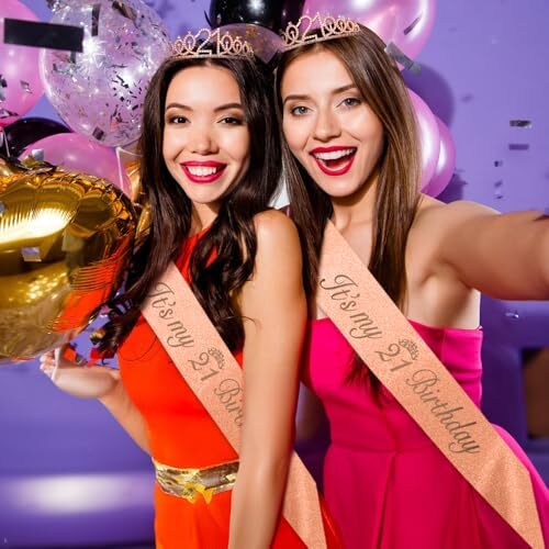 21st Birthday Decorations21st Birthday Gifts for Her21st Birthday Sash21st Bi... - Afbeelding 3 van 6