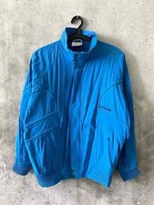 VINTAGE 90's ADIDAS ORIGINALS FULL ZIP TRACK BOMBER BLUE JACKET MEN'S SIZE L