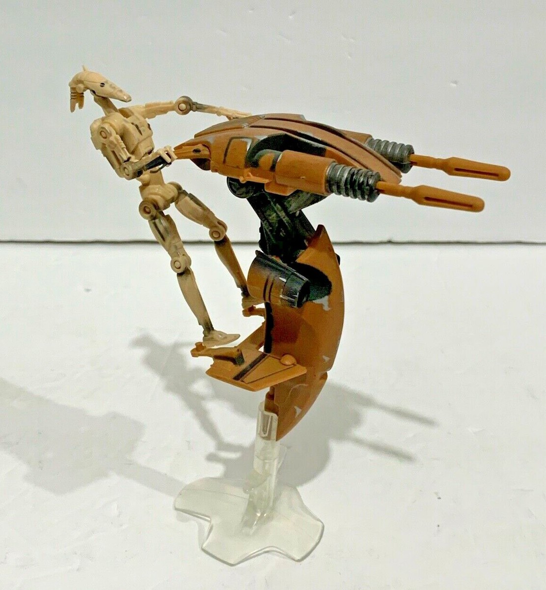 STAR WARS Episode 1 Stap and Battle Droid Figure with firing