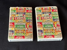 Retro Vintage Playing Cards LIFESAVERS Andy Rolls Print 2 Decks