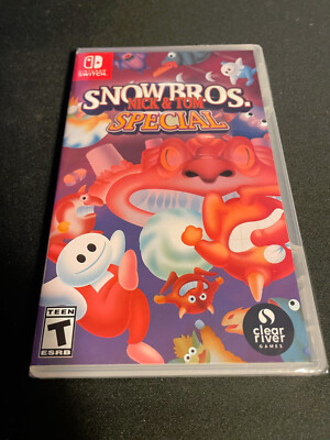 Snow Bros. Nick & Tom Special Switch Brand New Sealed (Rare Limited run version)