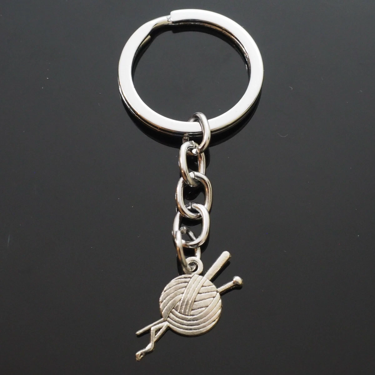 Yarn store ball keychain