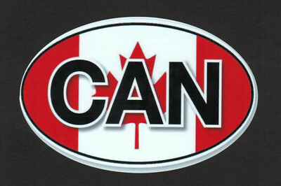 Kanada Auto-Aufkleber - Canada Bumper Sticker,   ovale Form 145 x 95 mm