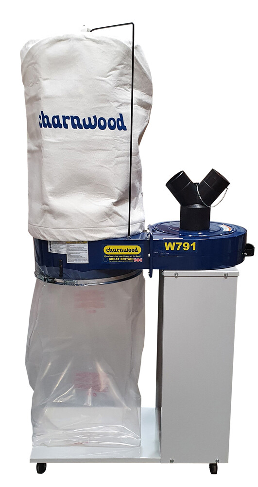 CHARNWOOD W791/3 Professional Woodworking Dust & Chip Extractor 3 phse