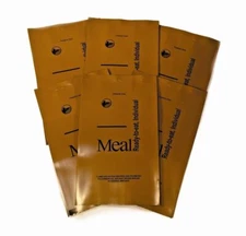 Military Surplus Unused Empty MRE Brown Bags - Lot of 6 bags