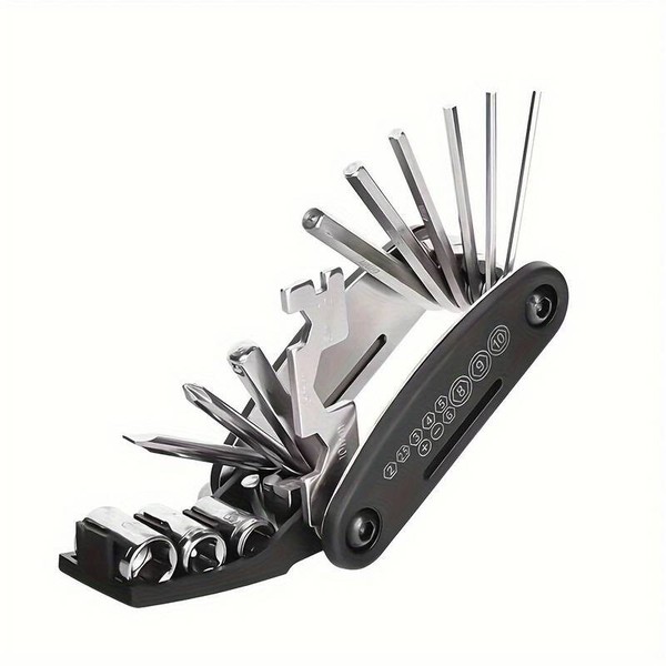 Fahrrad Multitool Funktionswerkzeug Reparatur 16In1 Faltbar E-Bike Wohnmobil-image