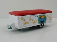 2002 Matchbox Weekend Heroes Pop Up Camper (White/Red Hiking) - LOOSE