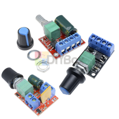 Mini 3A /5A Motor PWM Speed Controller DC 3V/4.5V-35V Control Switch LED Dimmer