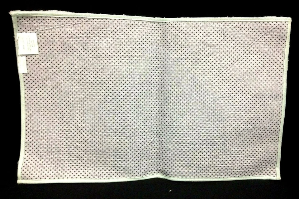 Frontgate Ethereal Bathroom Bath Rug Surf Polyester Shower Mat Throw 21"x34" - Image 3 of 4