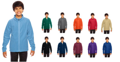 Team 365 TT90Y Youth Campus Microfleece Jacket