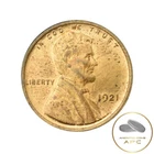 1921 Lincoln Wheat Cent RED BU++ SOLID Strike ~ Hard to Find in This Condition!!