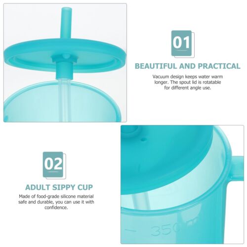 DOITOOL Non Spill Cups for Elderly Colored Cup Drinking Cup for Disabled Pati... - Picture 7 of 9