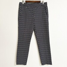 Adrianna Papell Geometric Print Ankle Pants Size 8