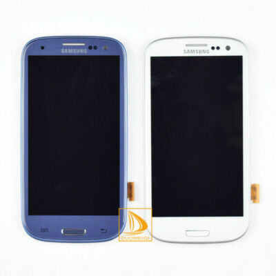 For Samsung Galaxy S3 i9300 Glass LCD Touch Screen Digitizer Assembly Frame #0#