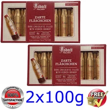 2x Asbach @ Delicate Bottles filled with German Original Brandy 9% 2x100g 06/26