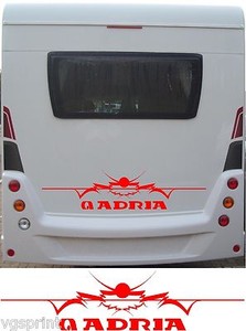 Adria Caravan Motorhome Decal Stickers – Choice Of Colours, Custom Camper Van Graphics