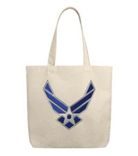 Air Force Logo #2 Tote Bag Reusable Washable Shopping Grocery Snack Book USA