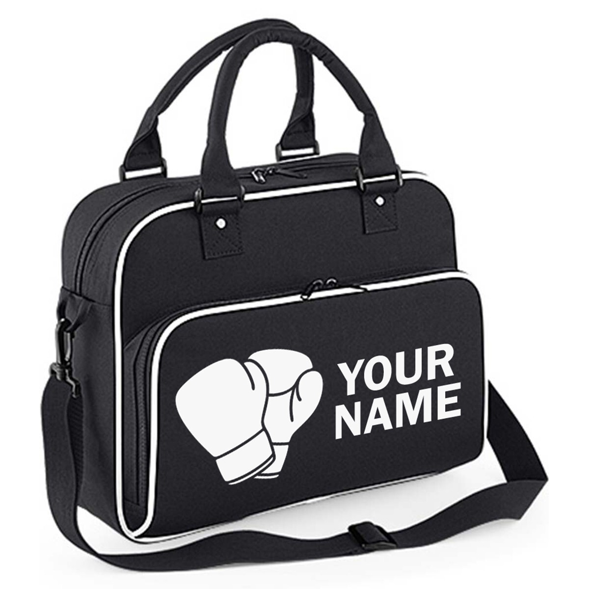 Personalised Any Name Boxing Gloves Children School Case UK