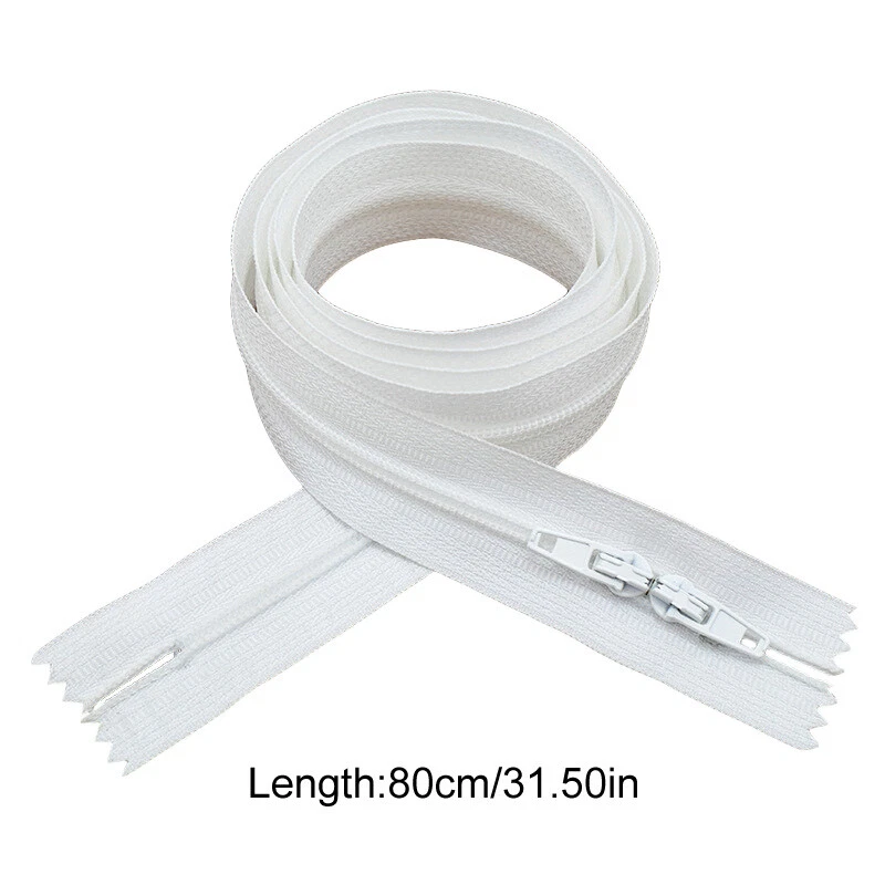 3# Invisible Zip Concealed Nylon Zipper 100cm 120cm 150cm 180cm Replacement LOT - Image 3 of 4