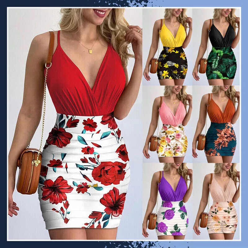 2 Piezas Ropa Conjuntos Para Mujer Elegantes Floral Fina De Moda Casuales  Verano