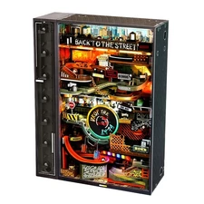 ROKR Hip-Hop Street Automatic Toy Boy Gift 3D Puzzle Technology Assembly Block 