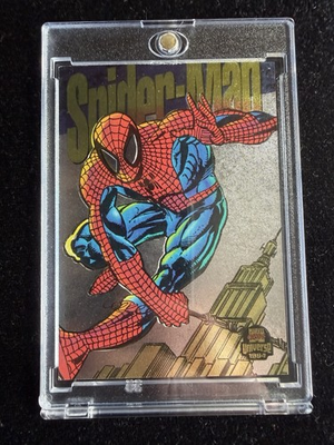 #ad #ad 1994 Marvel Universe SPIDER MAN Power Blast 6 of 9 🔥 Limited Edition 90s Insert $49.99