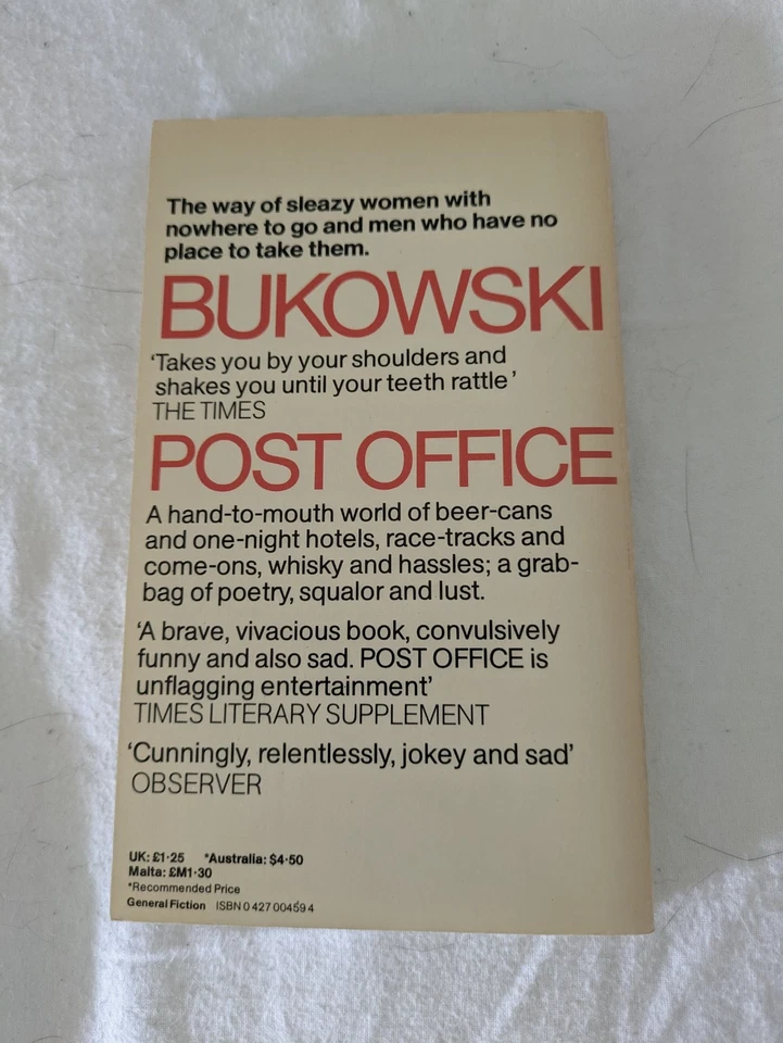 Post Office Charles Bukowski 1st Thus PB Ed - Image 2 of 4