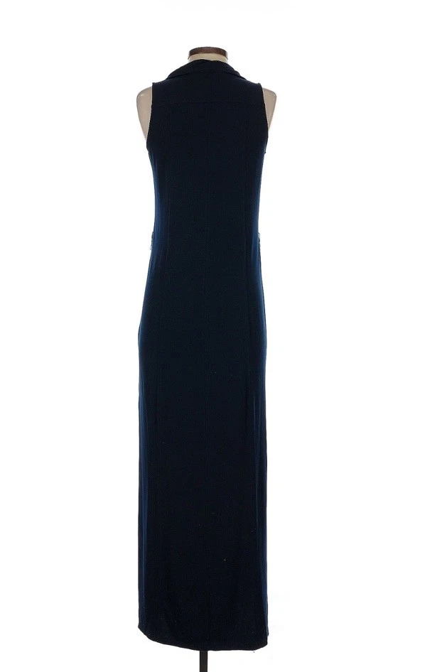 Maxi Vestido MICHAEL Michael Kors Negro Largo Mujer’s Talla Pequeña Foto 3 de 4