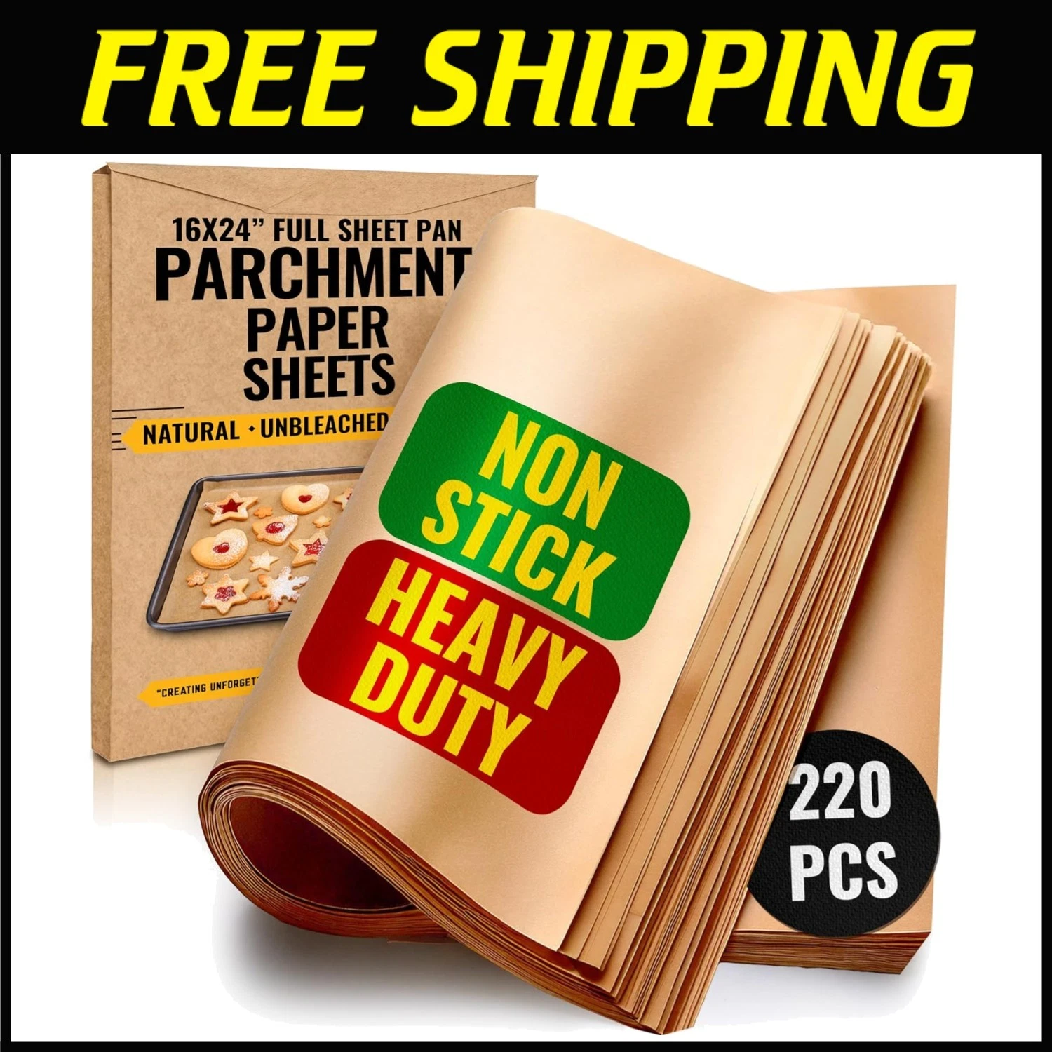 Baker’s Signature Precut Parchment Paper 16x24 - 220