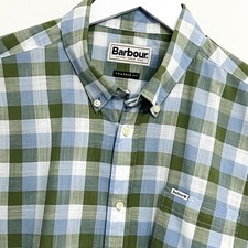 Barbour Green Long Sleeve Casual Shirts Tops for Men for sale
