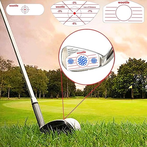 Golf Driver Impact Tape Labels 180Pcs Golf Impact Stickers Golf Clubs Labels ... - Picture 7 of 8