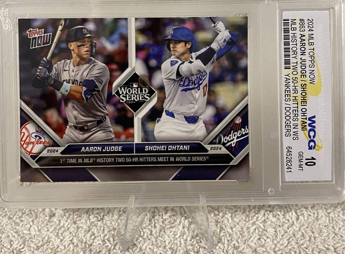 0 Topps Now Aaron Ohtani World Series #863 MLB Card Judge Shohei 