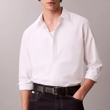 Calvin Klein Men's White Button Down Shirt