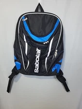 Babolat Tennis Bag Backpack Pink Black White Storage Padded Back Pickleball 