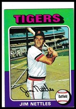 1975 Topps #497 Jim Nettles Detroit Tigers