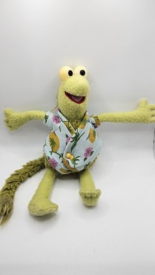 Vintage 1983 Tomy Wembley Fraggle Rock Plüschpuppe Spielzeug Jim Henson mit Shirt-Etikett