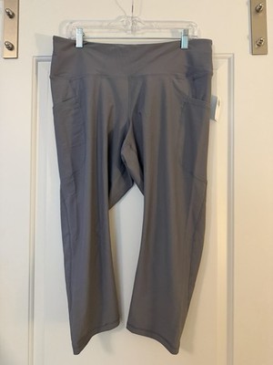 Old Navy Womens Powersoft High Rise Crop Leggings XL NWT Gray