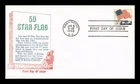 DR JIM STAMPS US COVER FLAG OVER WHITE HOUSE 5C FIRST DAY ISSUE KHOL KRAFT