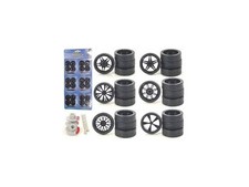 Wheels and Tires and Rims Multipack Set of 24 pieces for 1/24 Scale Model Cars a